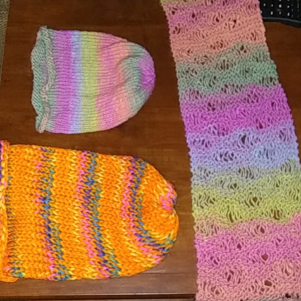 winter Scilly and scarf